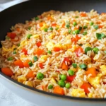 Gebratener Reis mit Ei und Gemüse (asiatisch & vegetarisch)