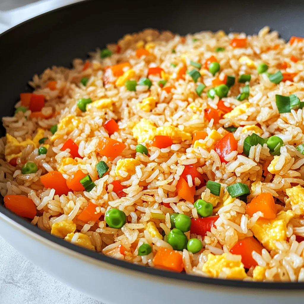Gebratener Reis mit Ei und Gemüse (asiatisch & vegetarisch)