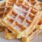 Knusprige Belgische Waffeln mit Hefe