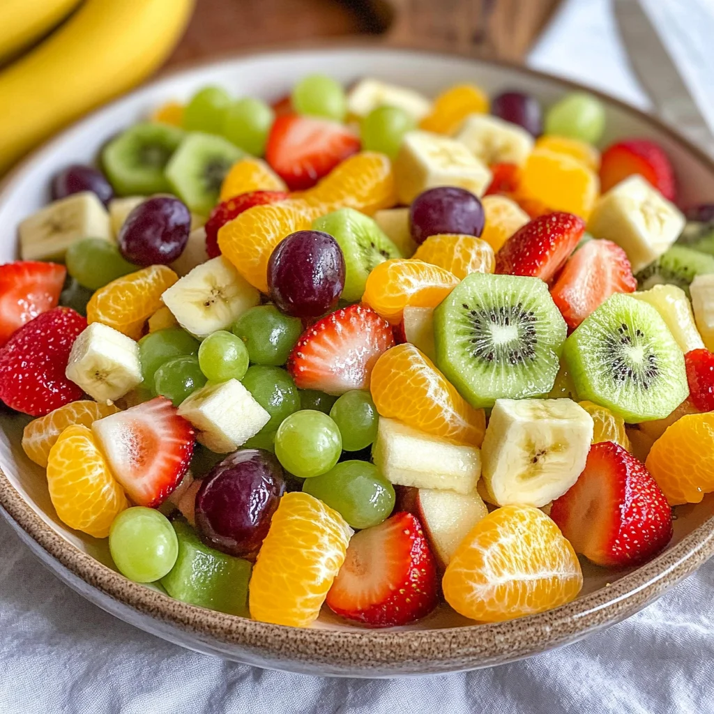 Obstsalat selber machen (schnelles Rezept)