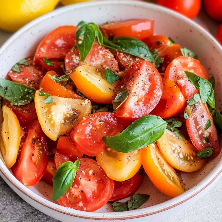 Tomatensalat - einfach & erfrischend