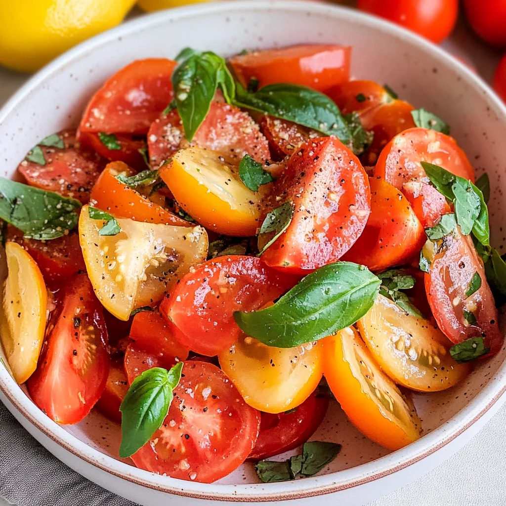 Tomatensalat - einfach & erfrischend