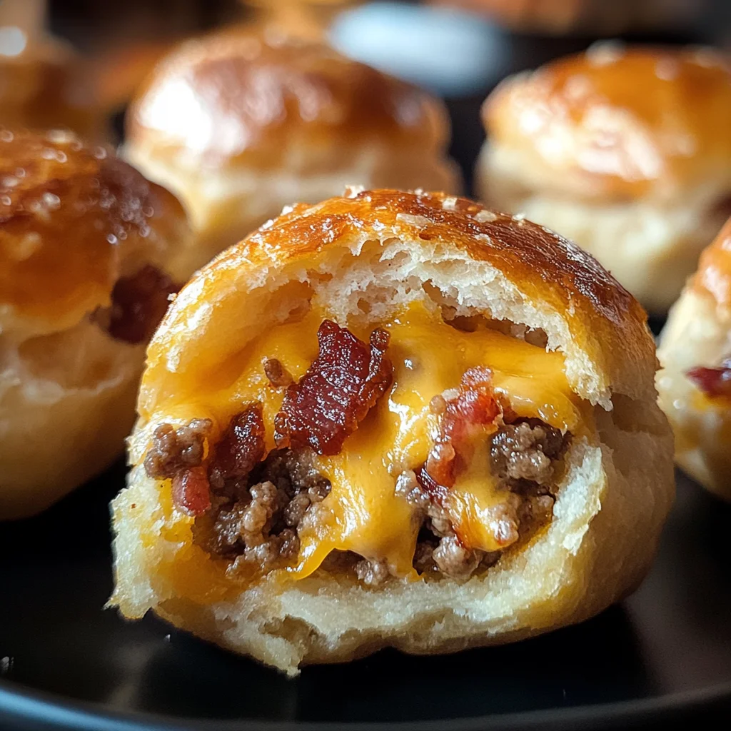 Bacon-Cheeseburger-Bomben