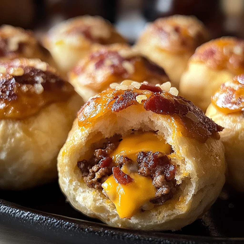 Bacon-Cheeseburger-Bomben