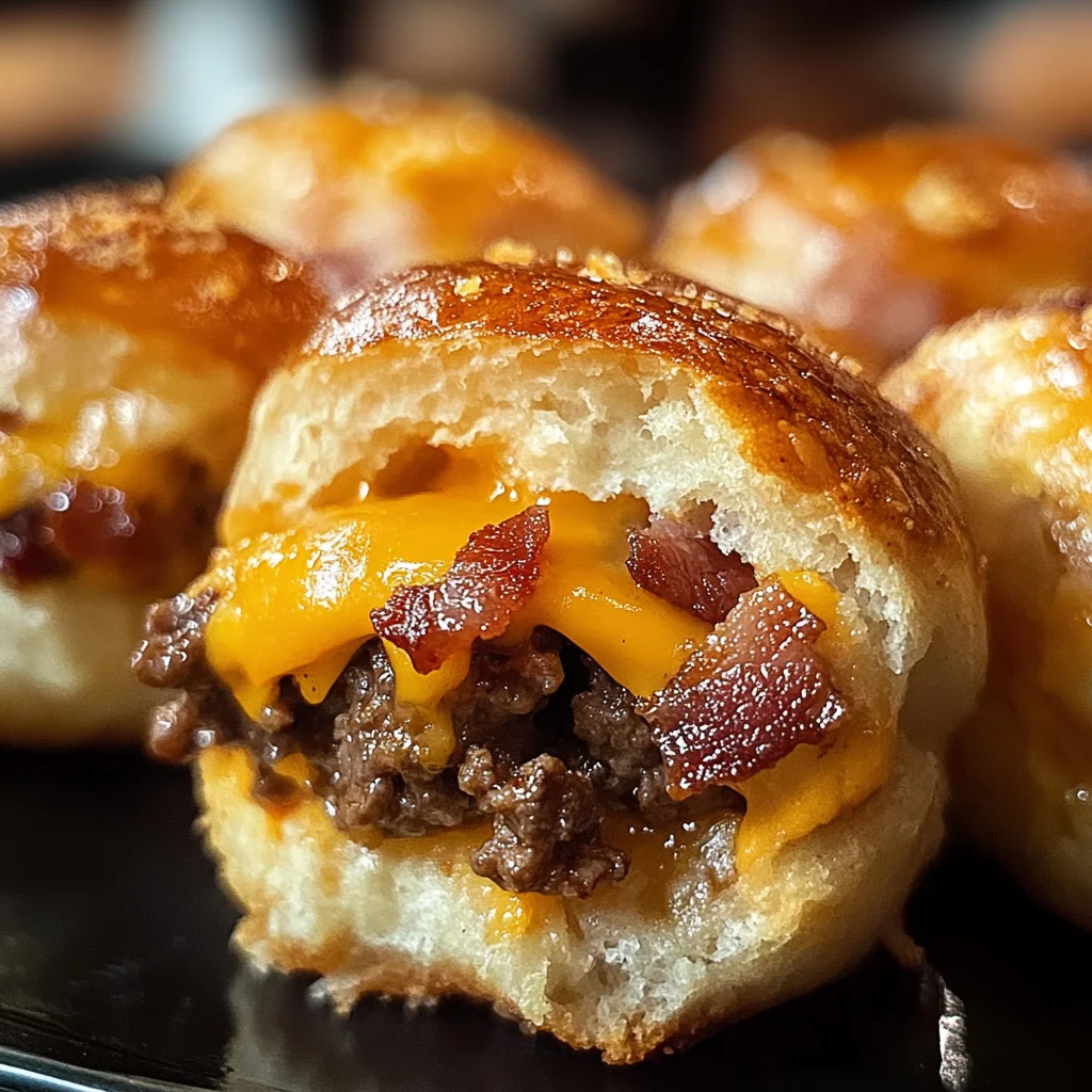 Bacon-Cheeseburger-Bomben