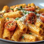 Cremige Tomaten-Knoblauch-Pasta