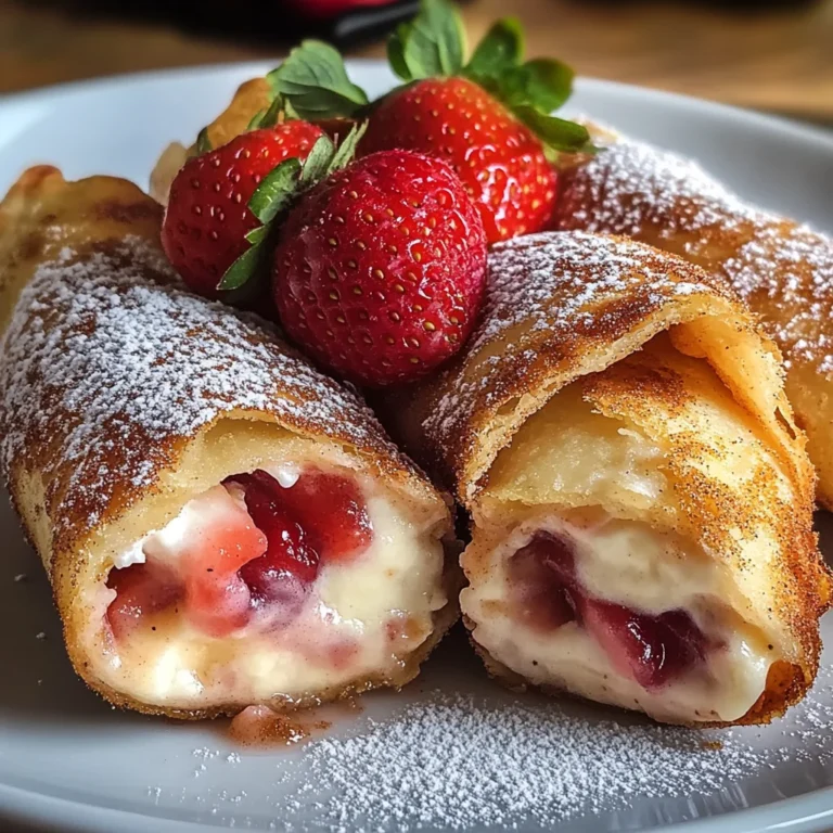 Erdbeer-Käsekuchen-Chimichangas