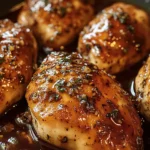 Hähnchen mit braunem Zucker Knoblauch