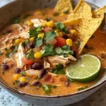 Hühnertortillasuppenschüssel