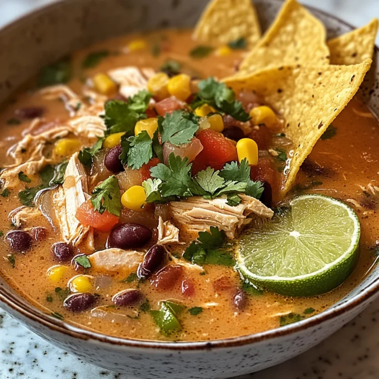 Hühnertortillasuppenschüssel