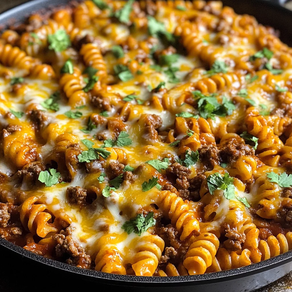 Käse-Enchilada-Hamburger-Helfer