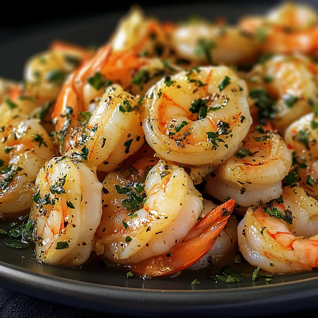 Knoblauch-Kräuter-Garnelen