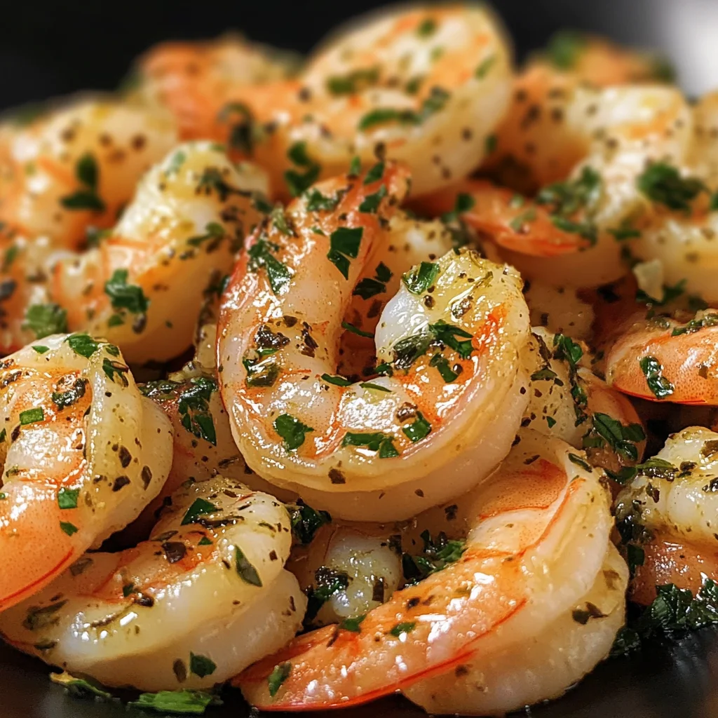 Knoblauch-Kräuter-Garnelen