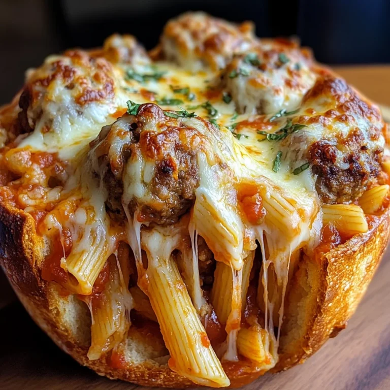 Knoblauchbrot Pasta Timpano