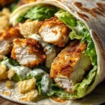 Proteinreiche Hähnchen-Wraps