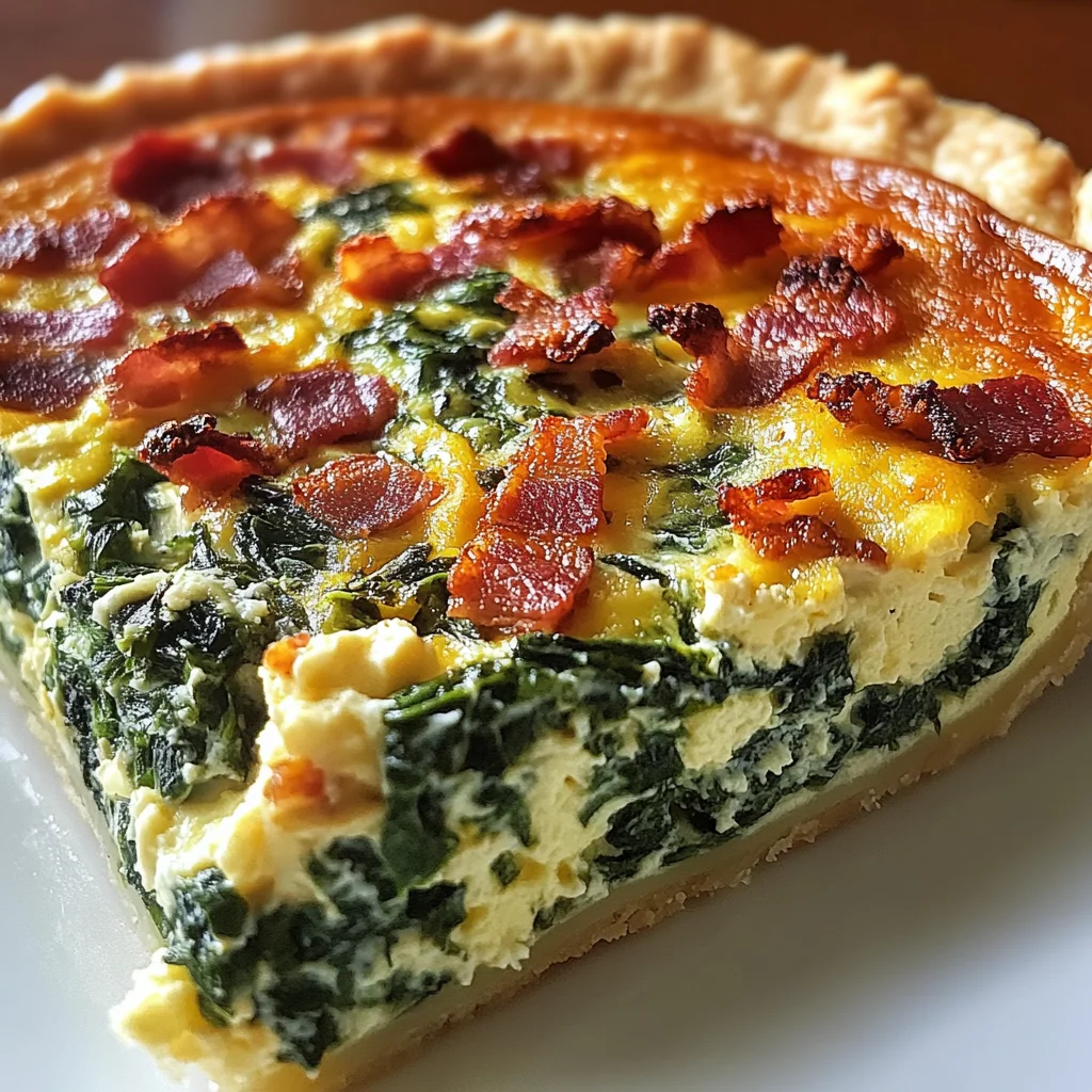 Spinat-Speck-Vier-Käse-Quiche