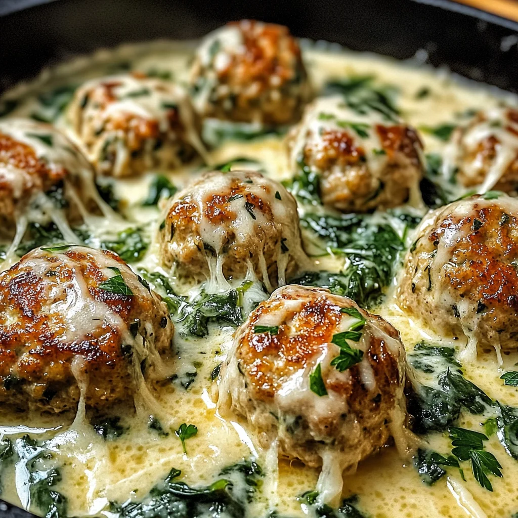 Südstaaten-Hähnchen-Ricotta-Fleischbällchen