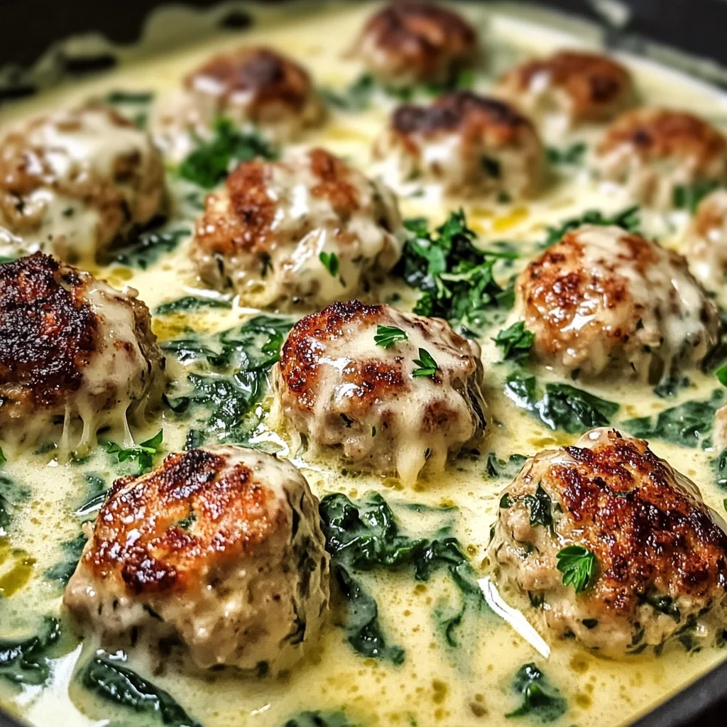 Südstaaten-Hähnchen-Ricotta-Fleischbällchen