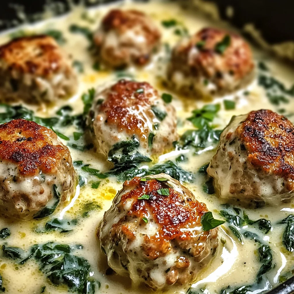 Südstaaten-Hähnchen-Ricotta-Fleischbällchen
