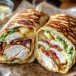 Truthahn-Apfeljack-Speck Wrap