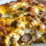 Wurst-Ei-Käse-Auflauf